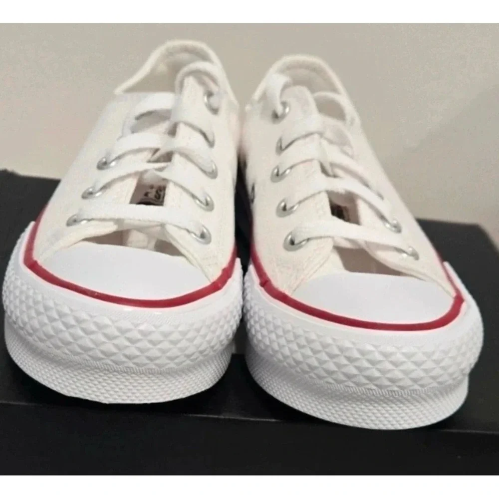 Converse Chuck Taylor All Star EVA Lift Ox White Youth Sneakers 372862F Size 13